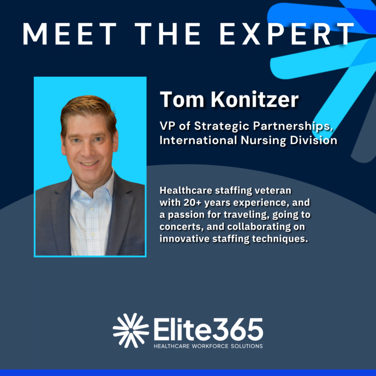 Meet the Expert: Tom Konitzer, Vice President of Strategic Partnerships, International Nursing Division